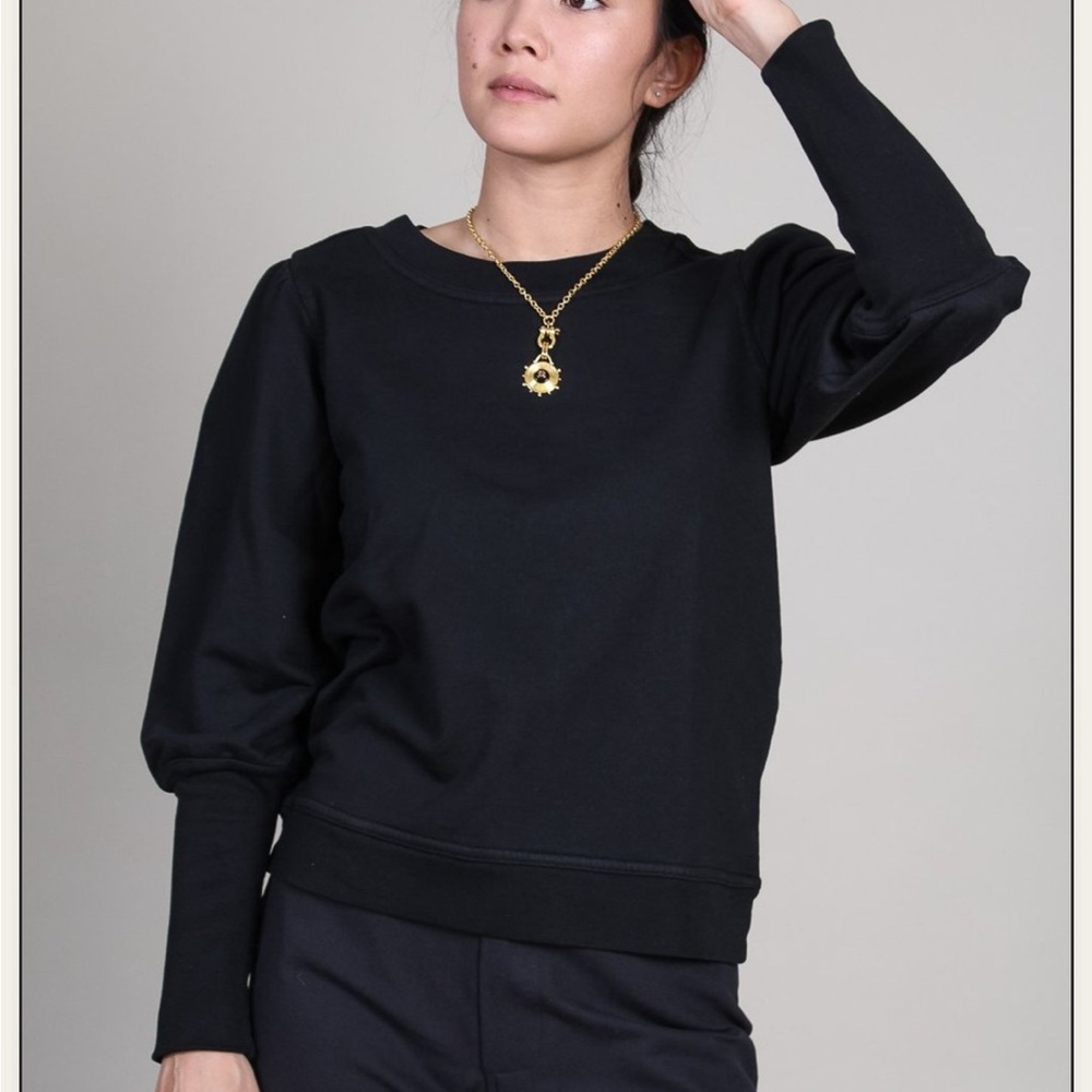 APIECE APART OLIMPIO SWEATSHIRT - BLACK Size S